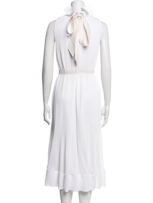 Tibi Mock Neck Long Dress