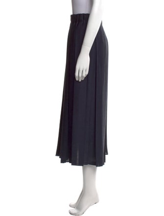 Tibi Pleated Accents Midi Length Skirt