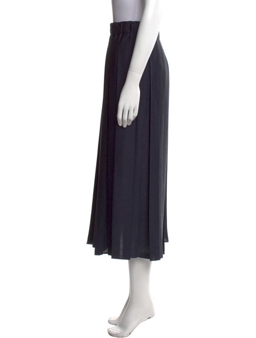 Tibi Pleated Accents Midi Length Skirt