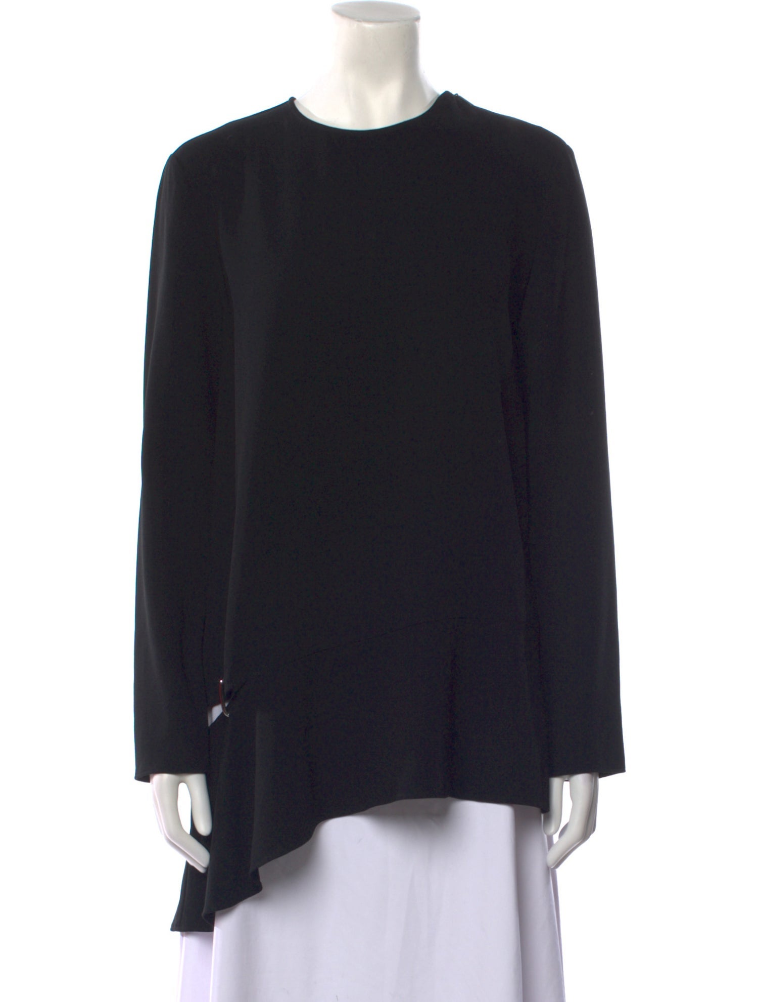Tibi Crew Neck Long Sleeve Sweatshirt