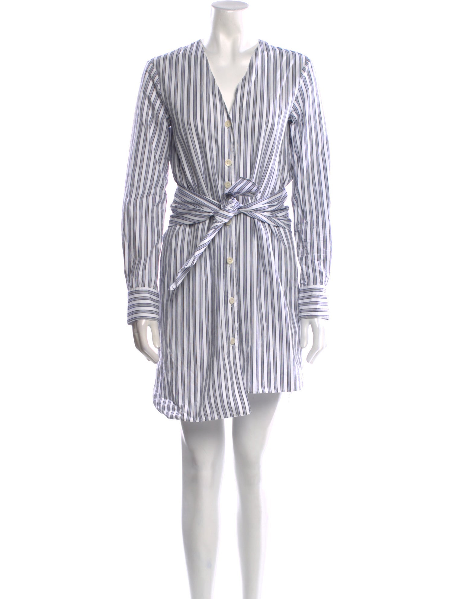 Tibi Striped Mini Dress