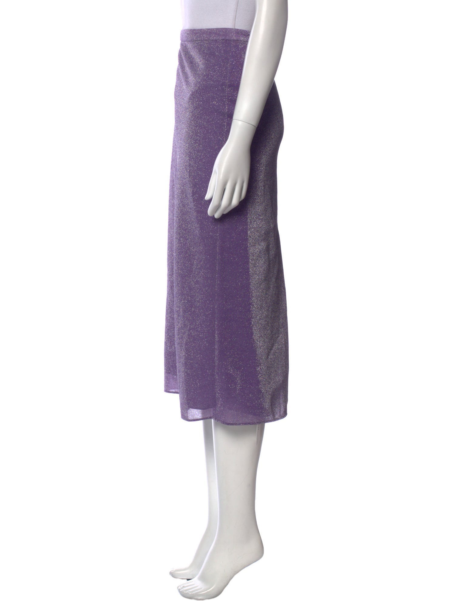 Tibi Cutout Accent Midi Length Skirt