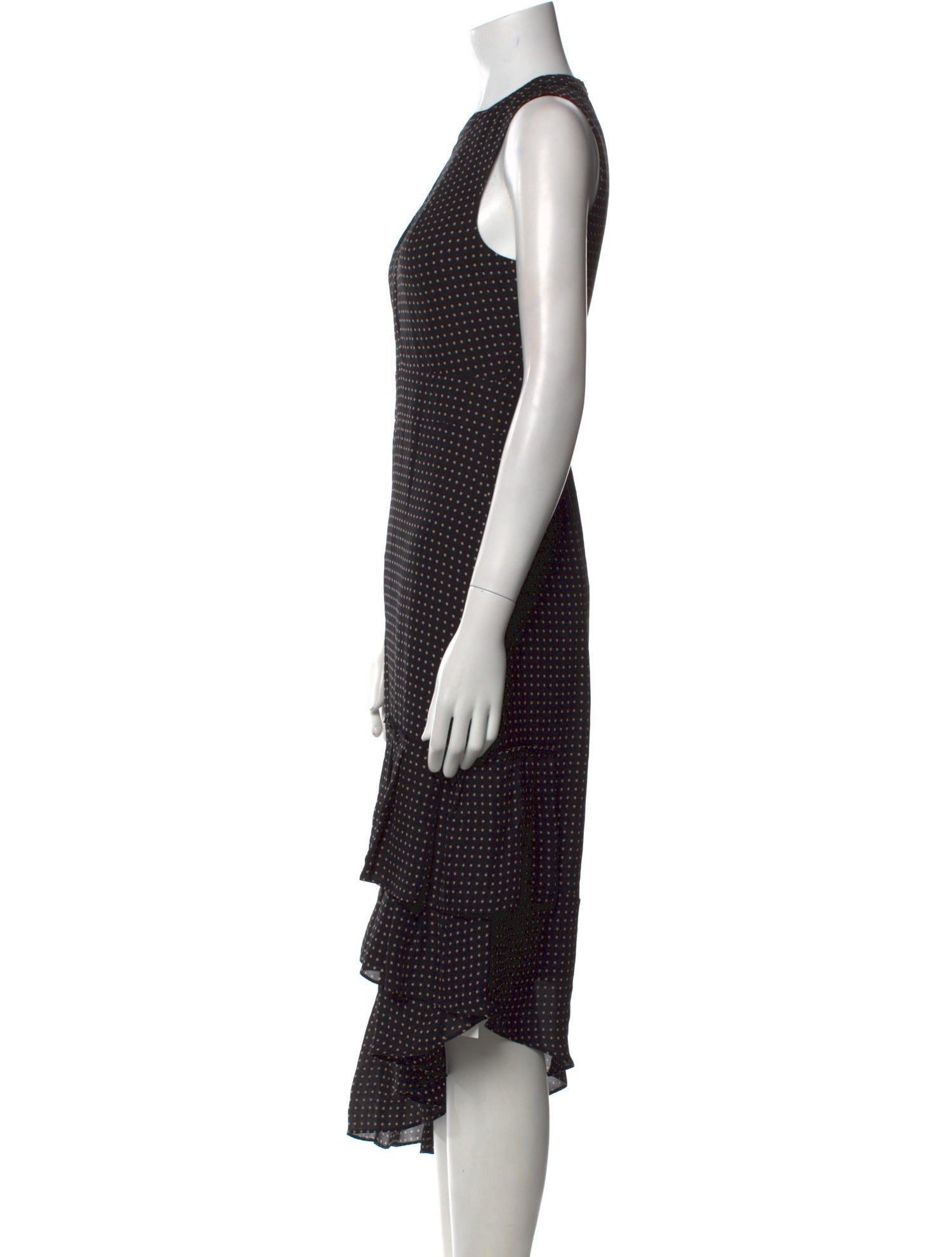Tibi Silk Midi Length Dress
