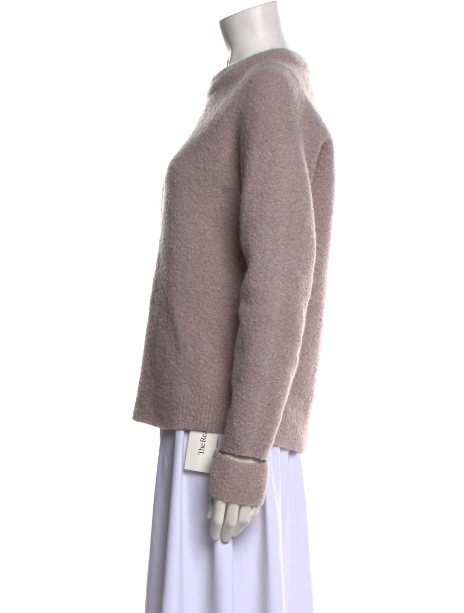 Tibi Alpaca Crew Neck Sweater