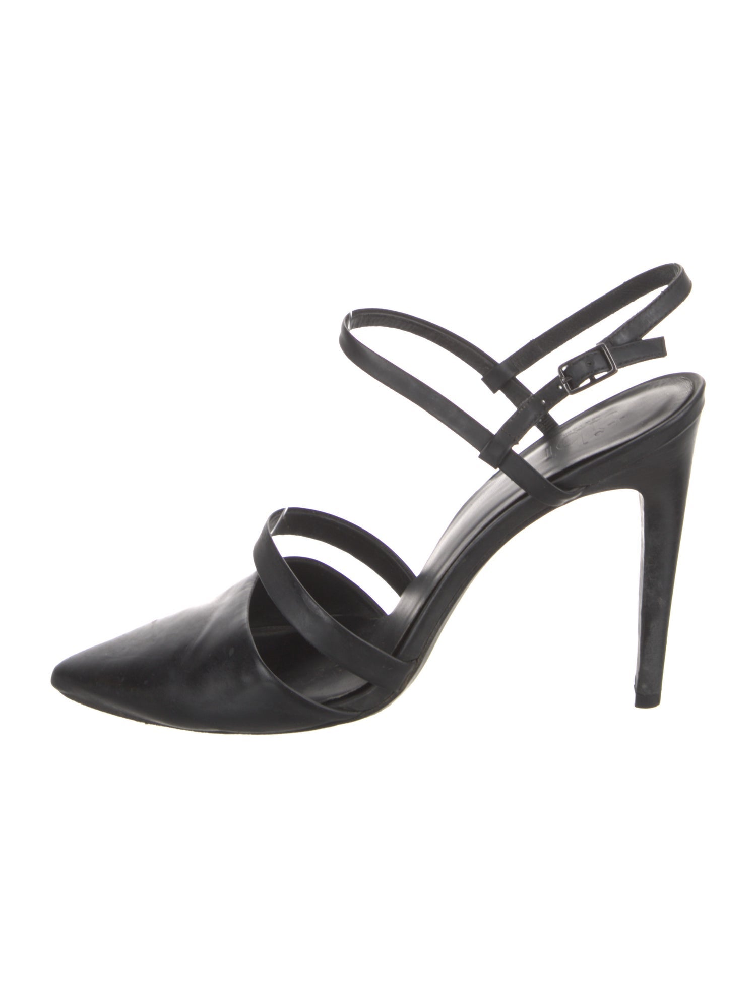 Tibi Leather Slingback Pumps