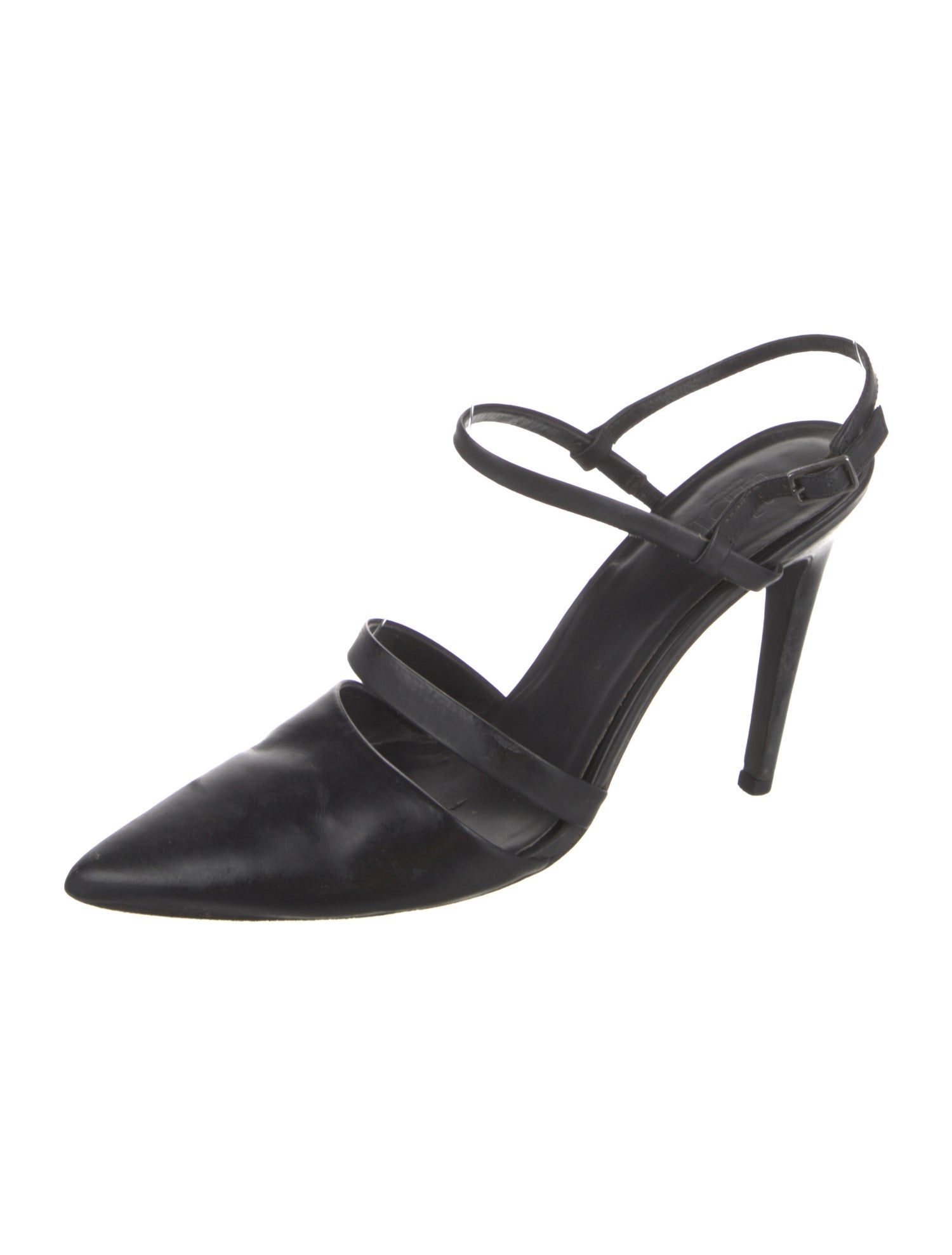 Tibi Leather Slingback Pumps