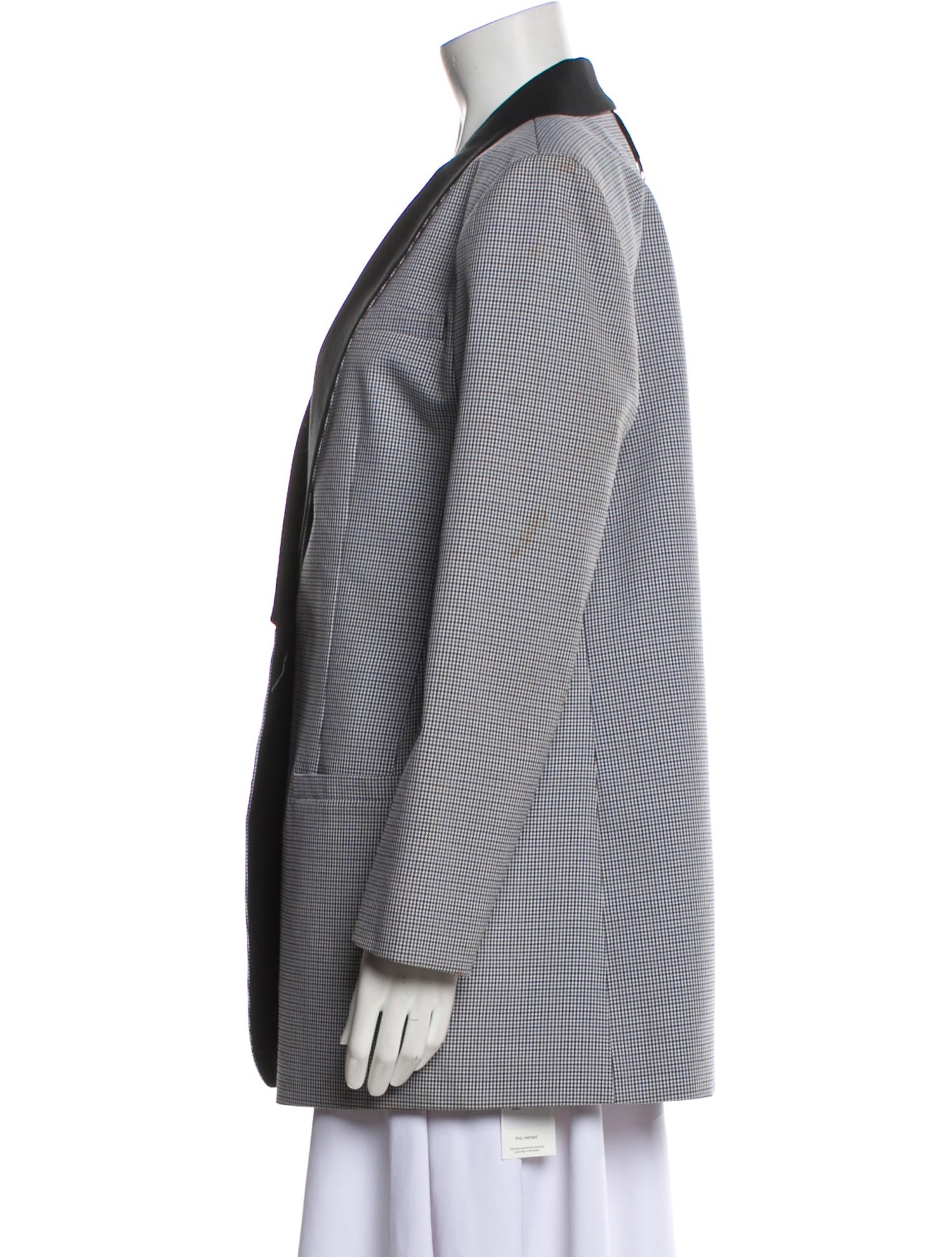 Tibi Plaid Print Blazer