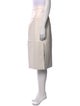 Tibi Lamb Leather Knee-Length Skirt