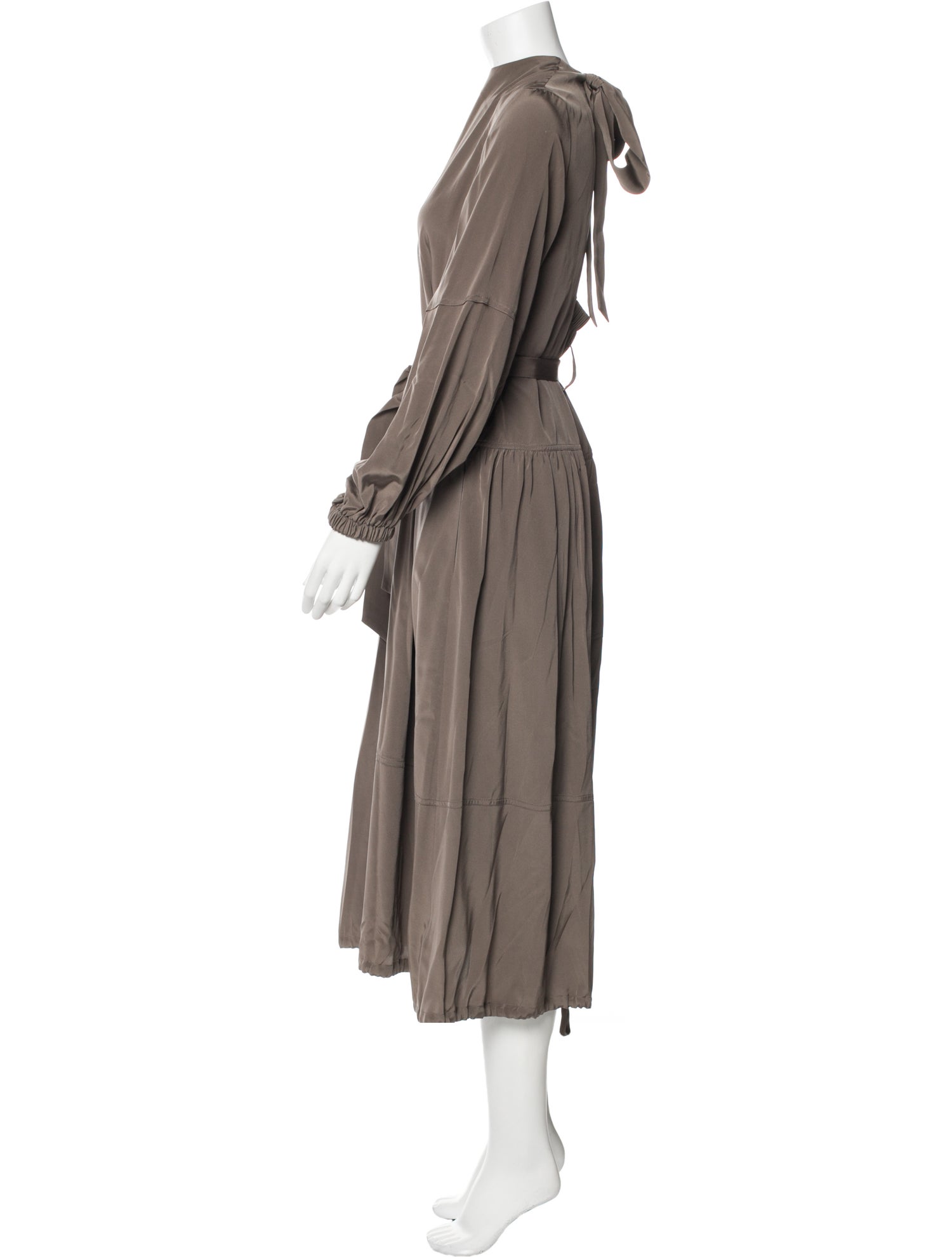 Tibi Silk Long Dress