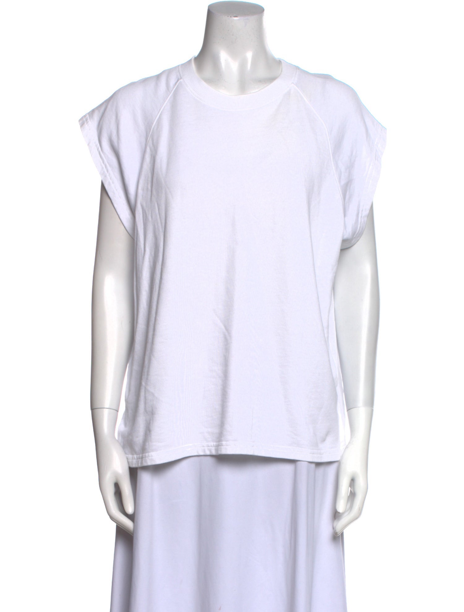 Tibi Crew Neck Short Sleeve T-Shirt