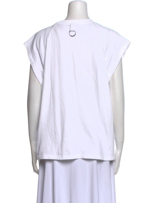 Tibi Crew Neck Short Sleeve T-Shirt