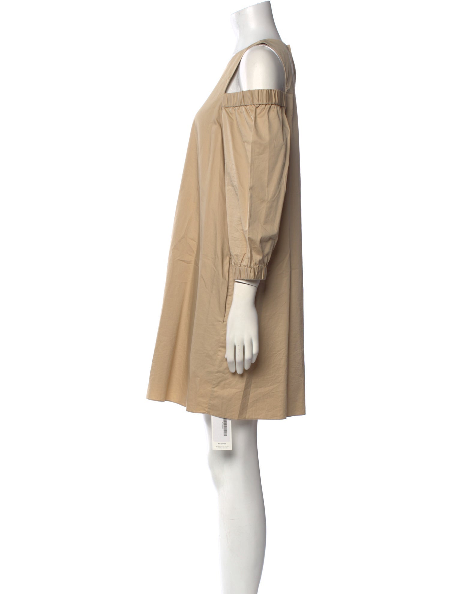 Tibi Scoop Neck Mini Dress
