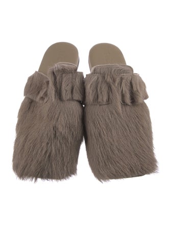 Tibi Fur Mules