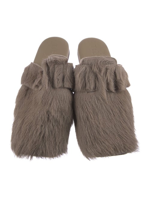 Tibi Fur Mules