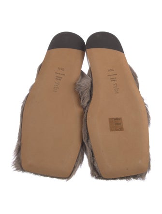 Tibi Fur Mules