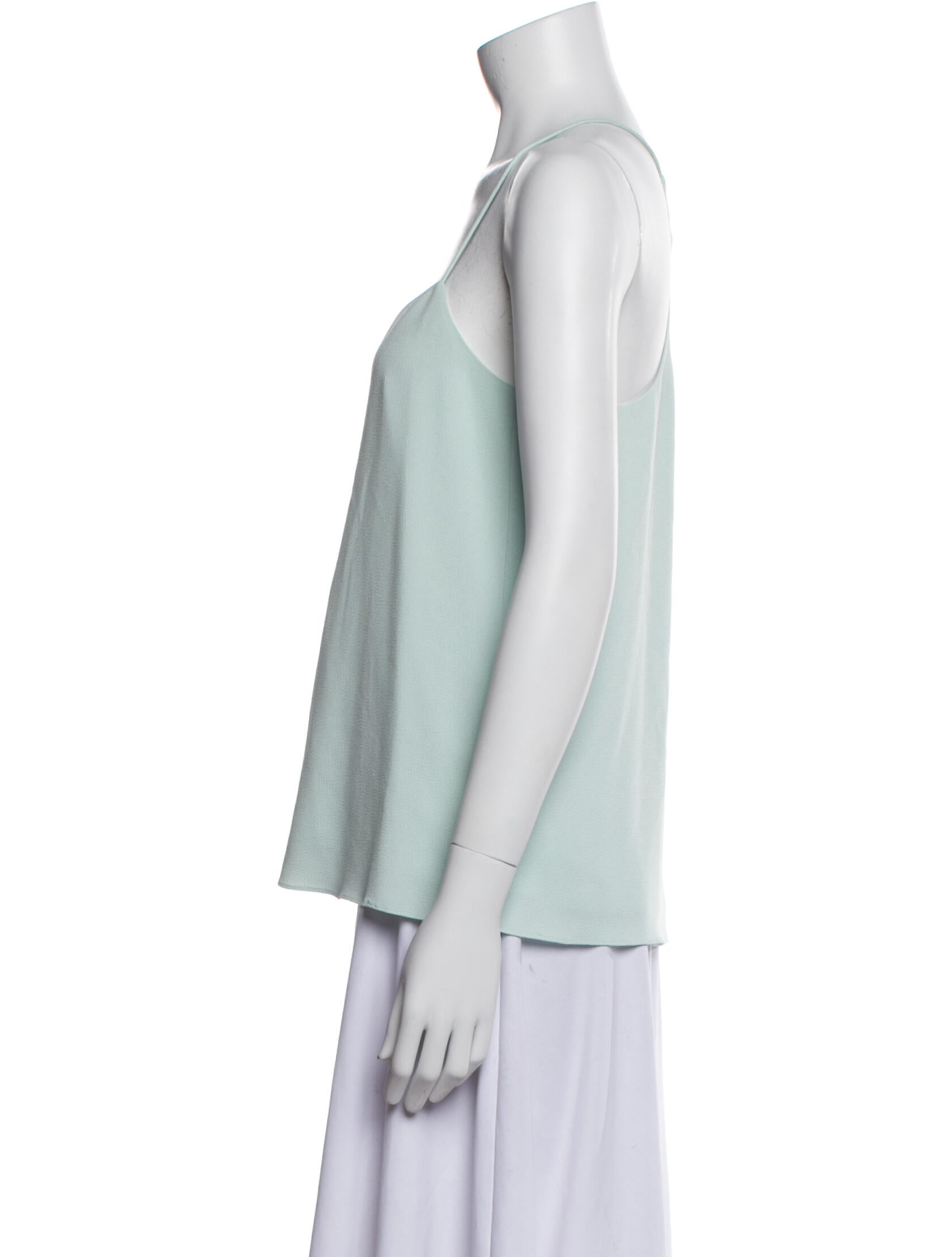 Tibi V-Neck Sleeveless Top