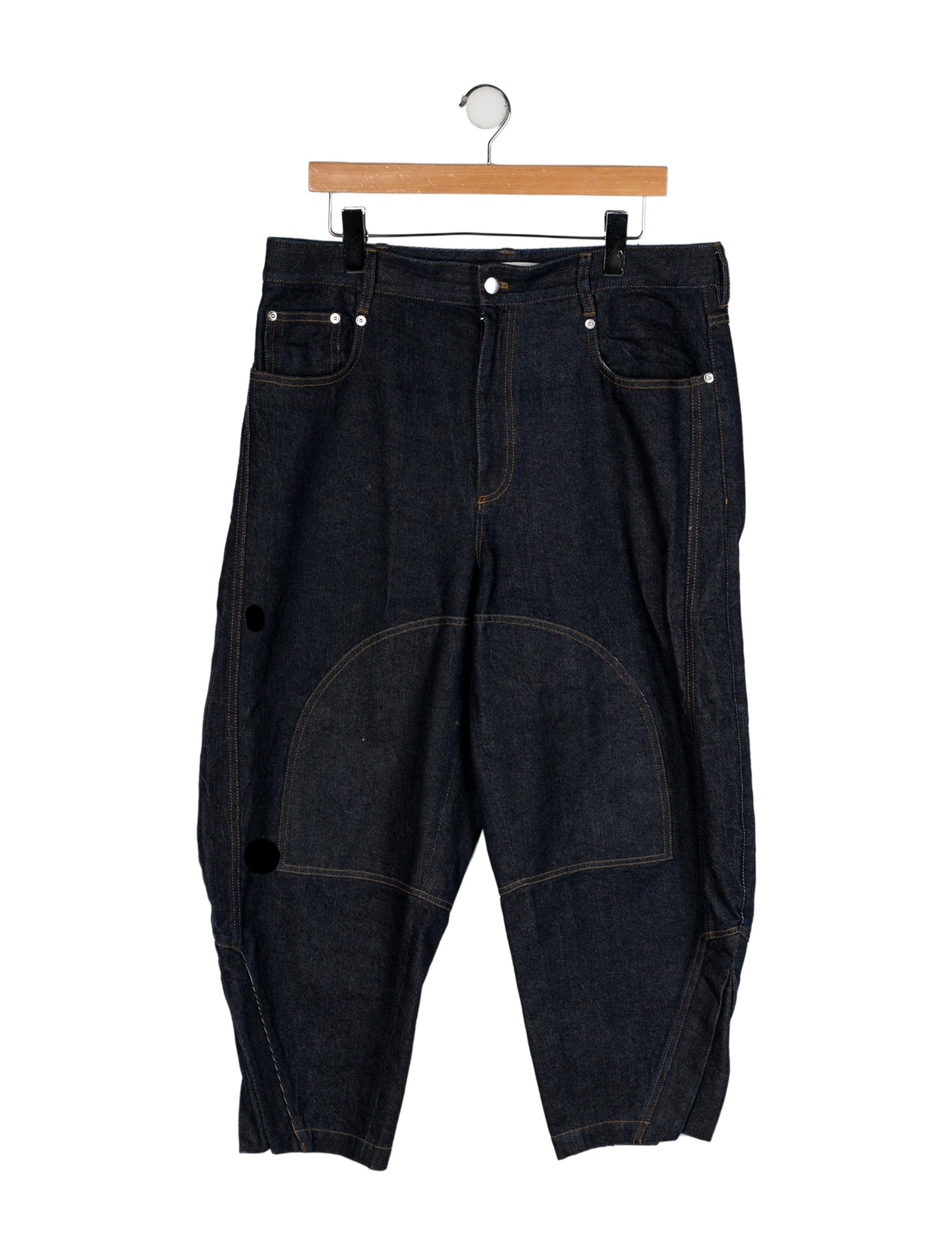 Tibi High-Rise Straight Leg Jeans