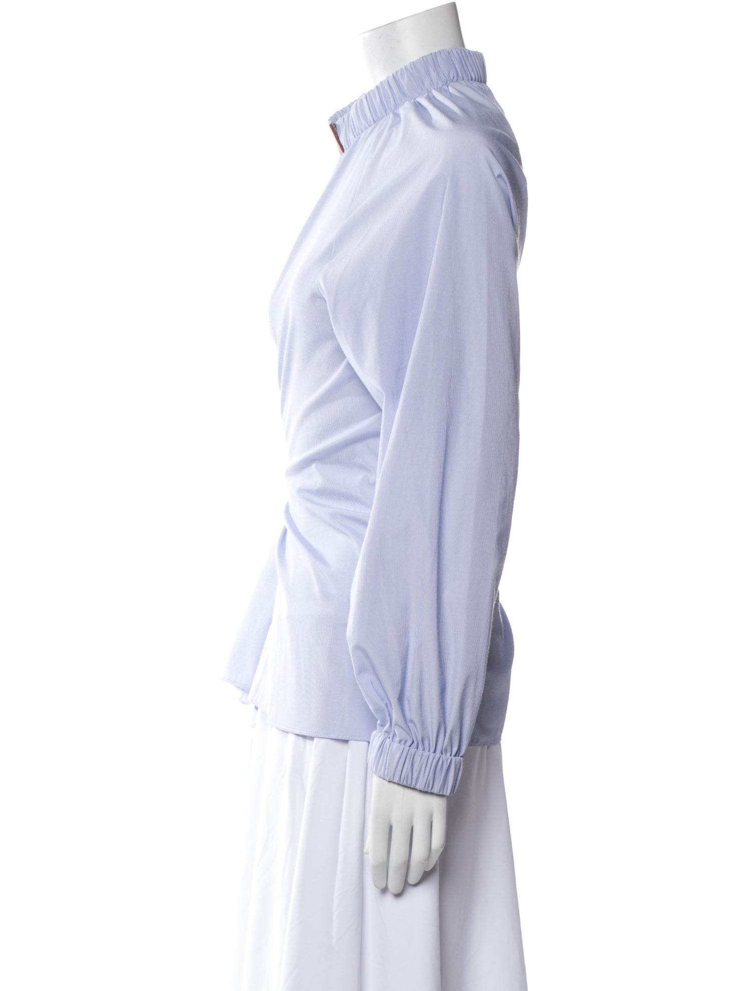 Tibi Mock Neck Long Sleeve Sweatshirt w/ Tags