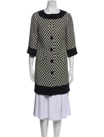 Tibi Plaid Print Coat