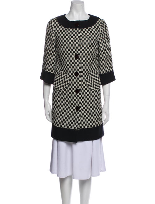 Tibi Plaid Print Coat