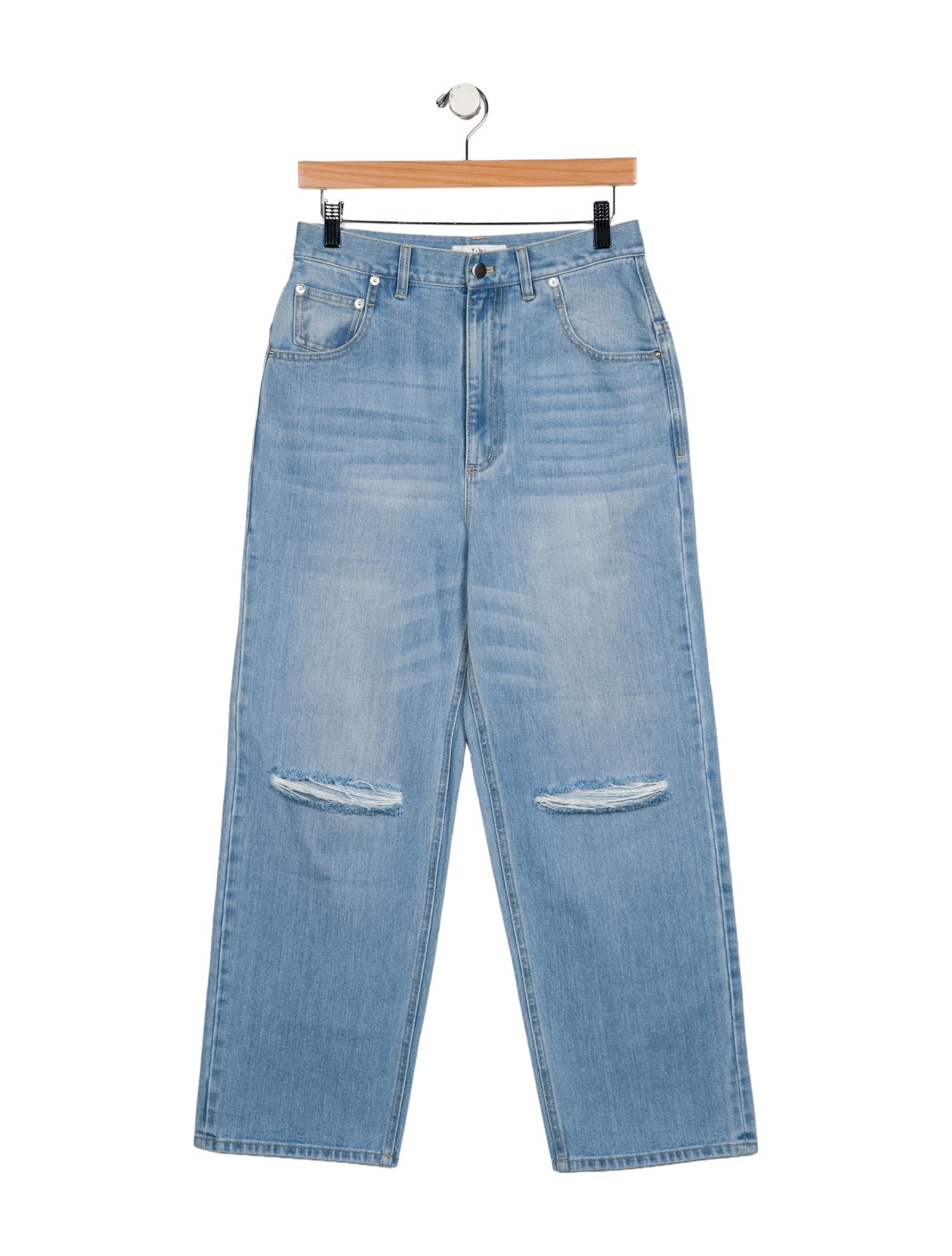 Tibi High-Rise Wide Leg Jeans