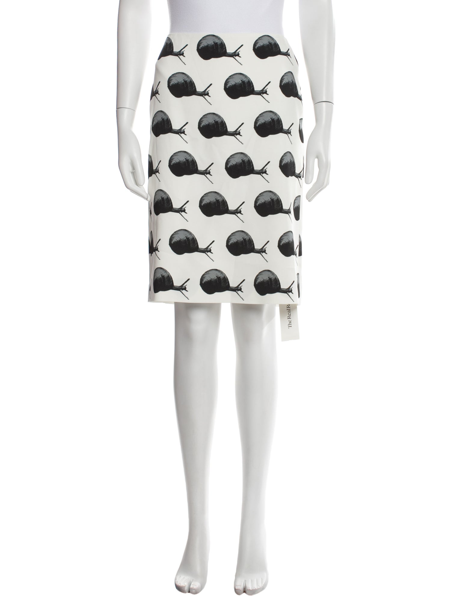 Tibi Printed Knee-Length Skirt