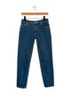 Tibi Mid-Rise Straight Leg Jeans