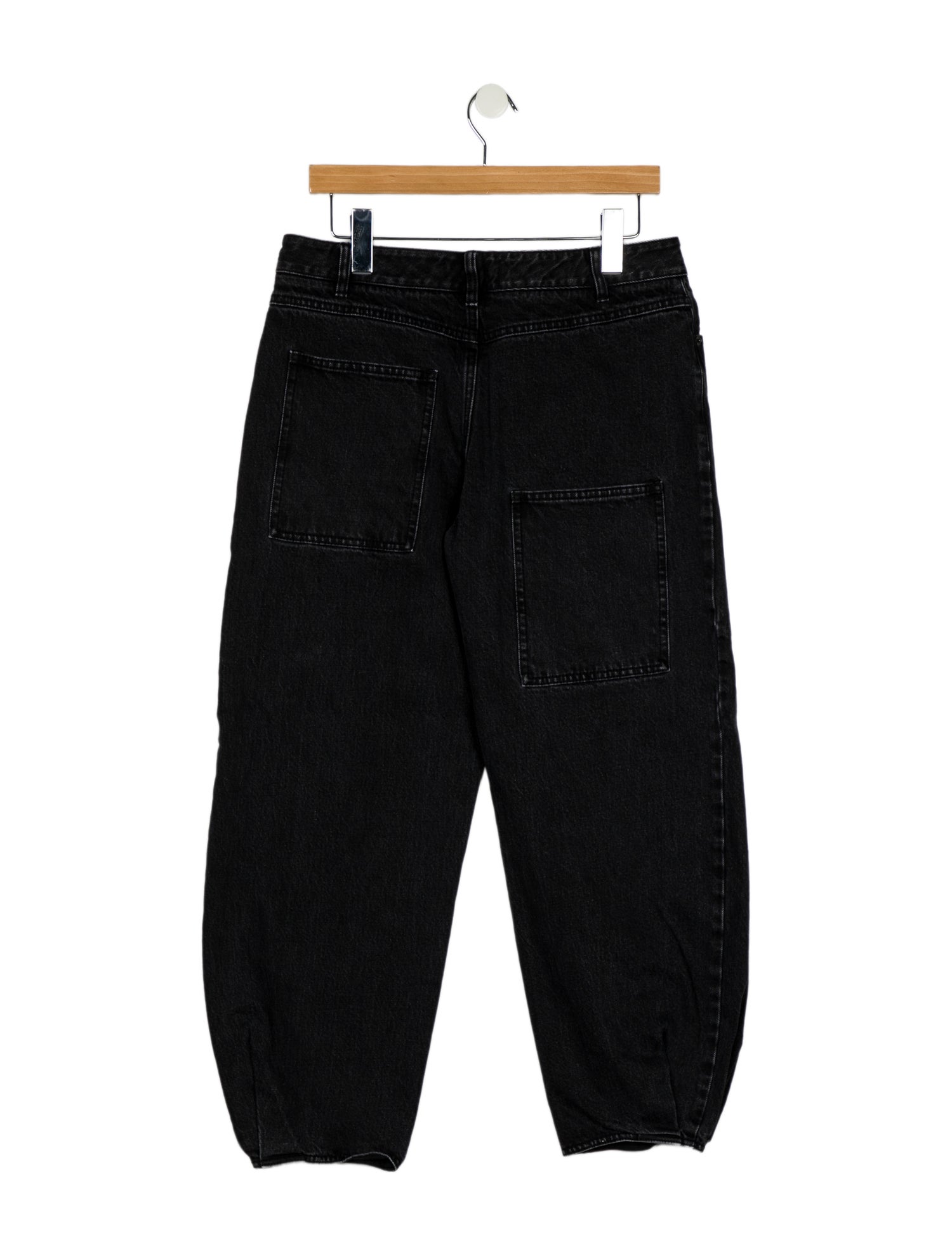 Tibi Mid-Rise Straight Leg Jeans