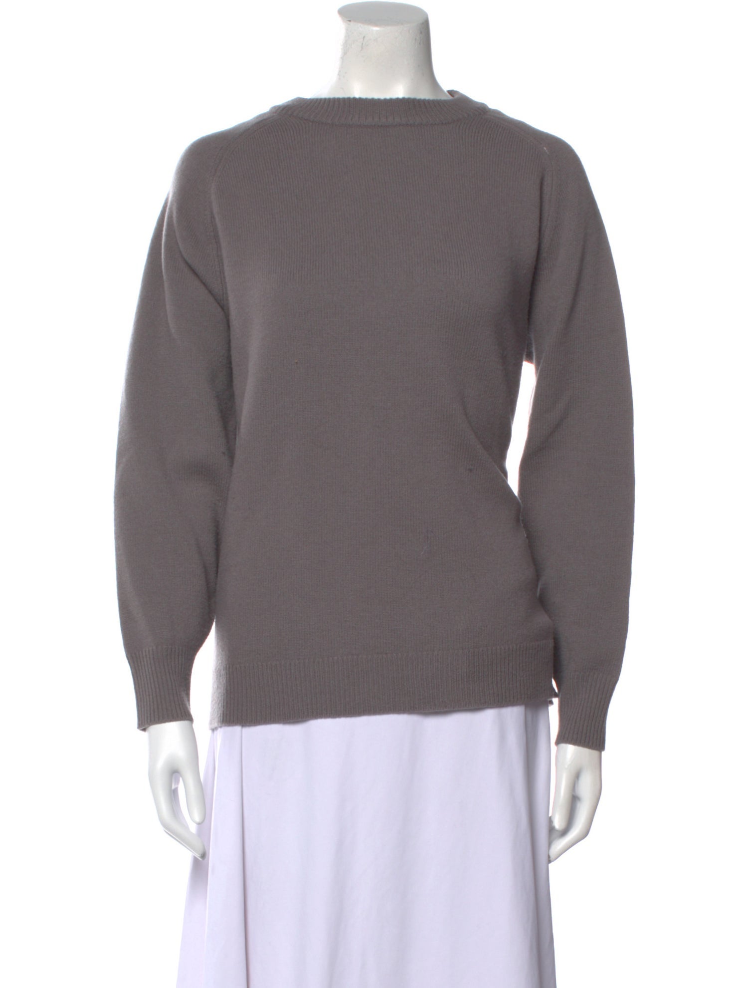 Tibi Wool Scoop Neck Sweater