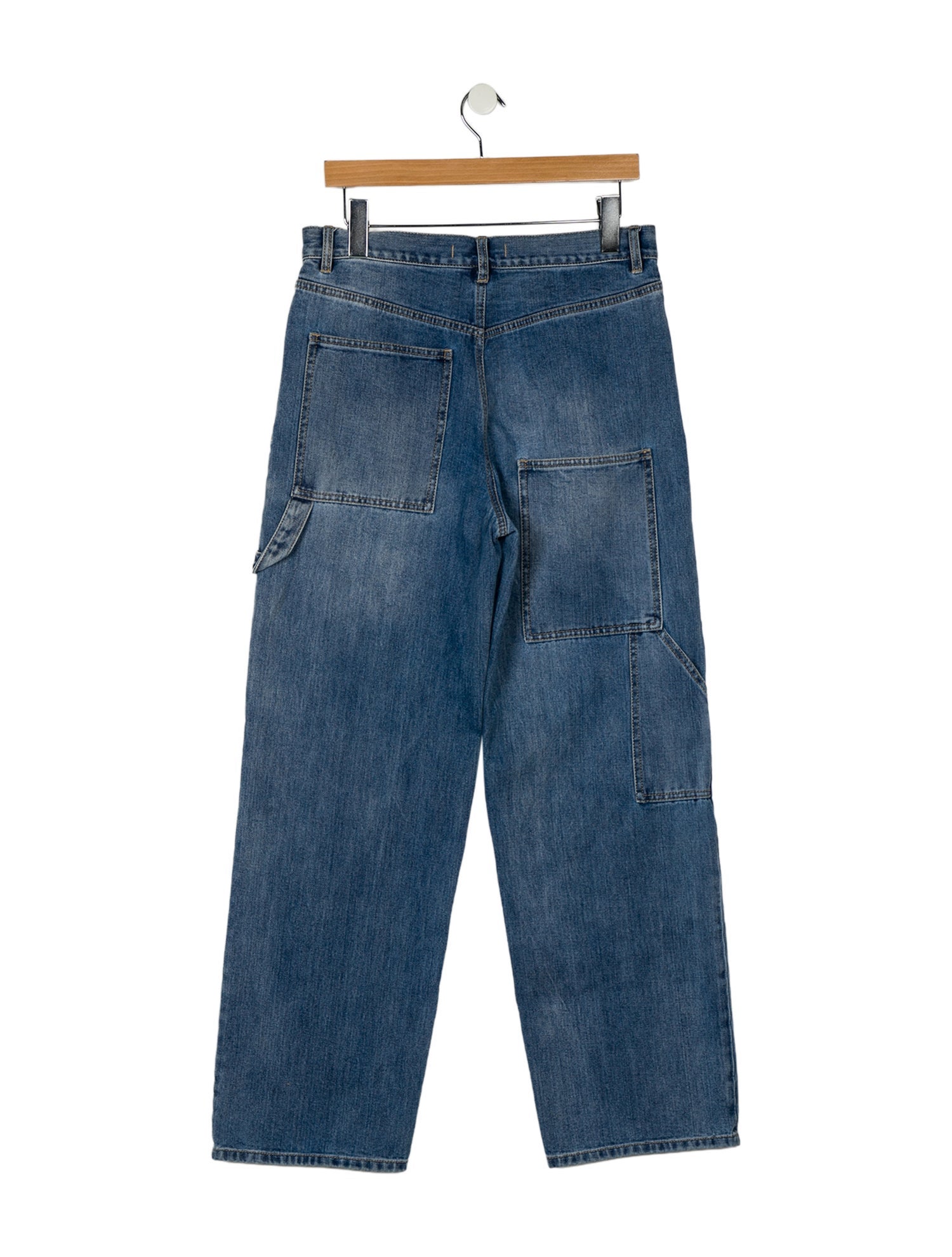 Tibi High-Rise Wide Leg Jeans