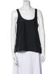Tibi Silk Scoop Neck Top