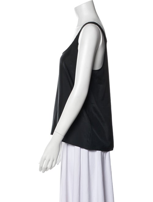 Tibi Silk Scoop Neck Top