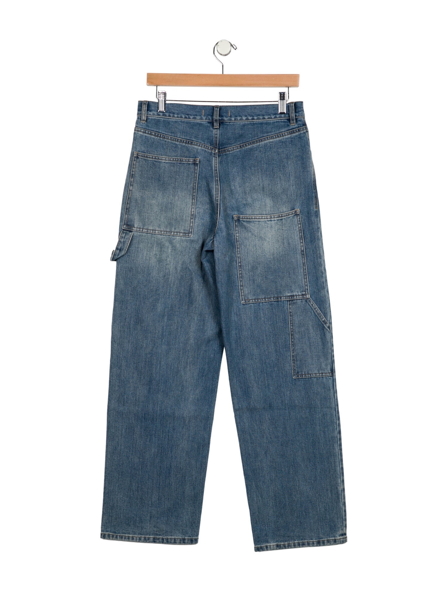 Tibi High-Rise Wide Leg Jeans