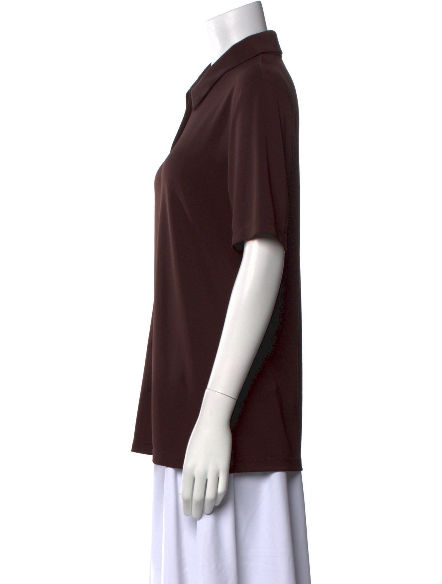 Tibi Short Sleeve Polo