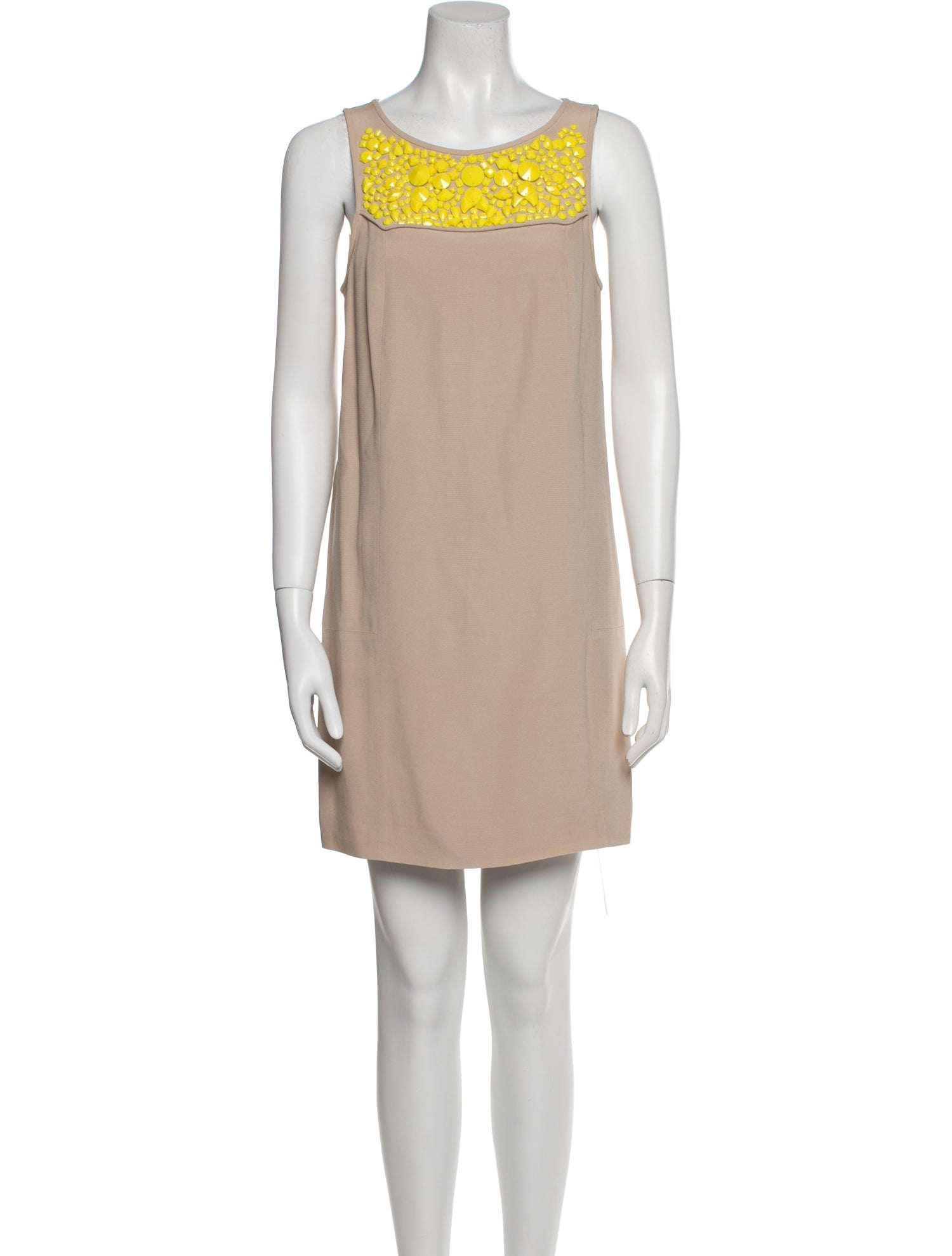 Tibi Scoop Neck Mini Dress