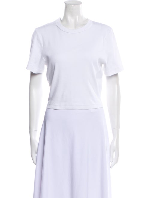 Tibi Crew Neck Short Sleeve T-Shirt