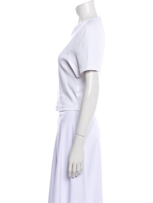 Tibi Crew Neck Short Sleeve T-Shirt