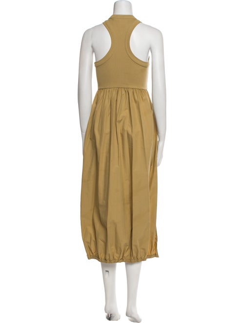 Tibi Crew Neck Long Dress