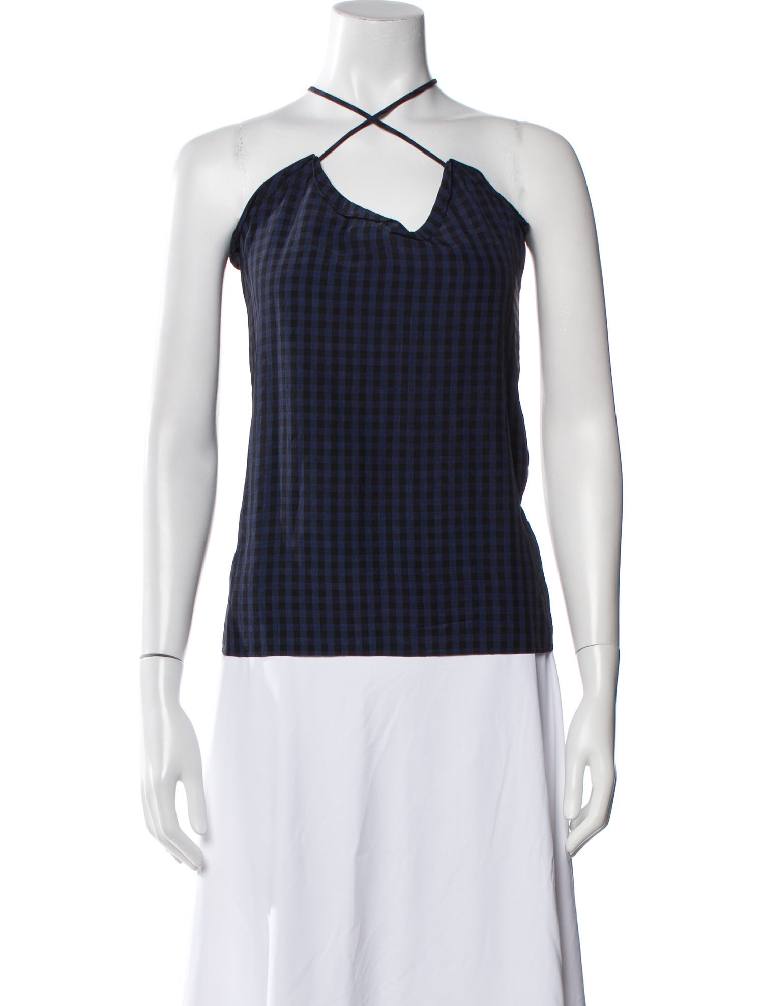Tibi Halterneck Sleeveless Top