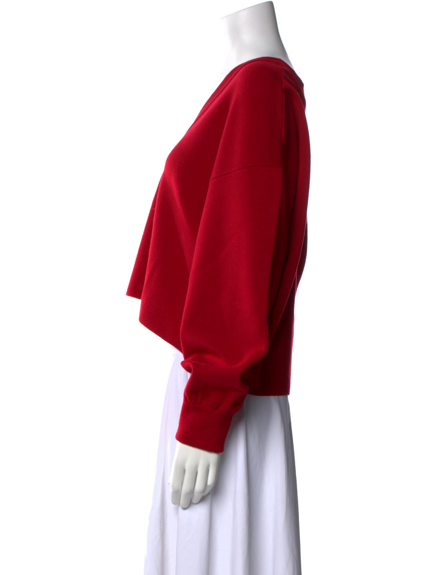 Tibi Wool V-Neck Sweater