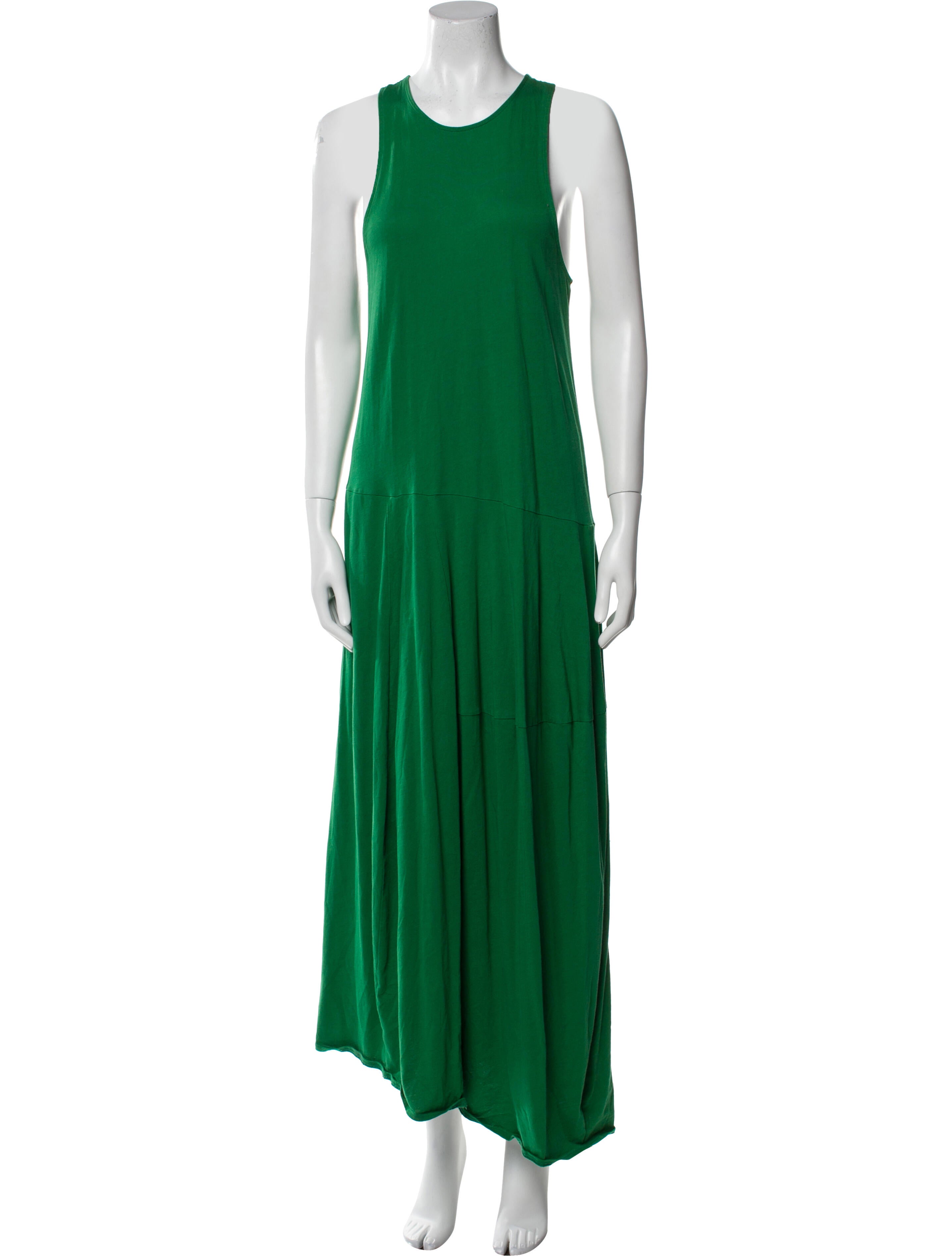 Tibi Crew Neck Long Dress