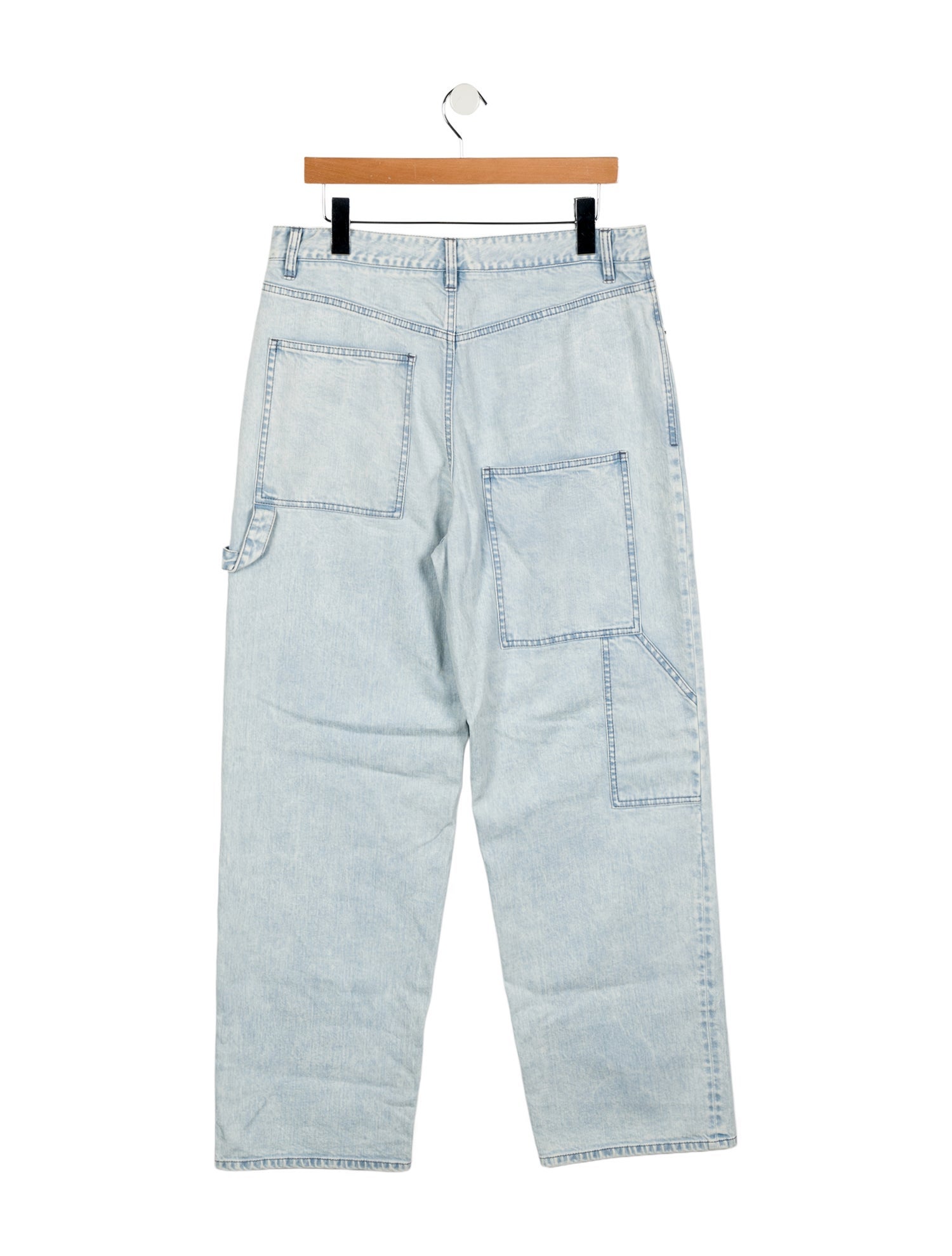 Tibi High-Rise Wide Leg Jeans