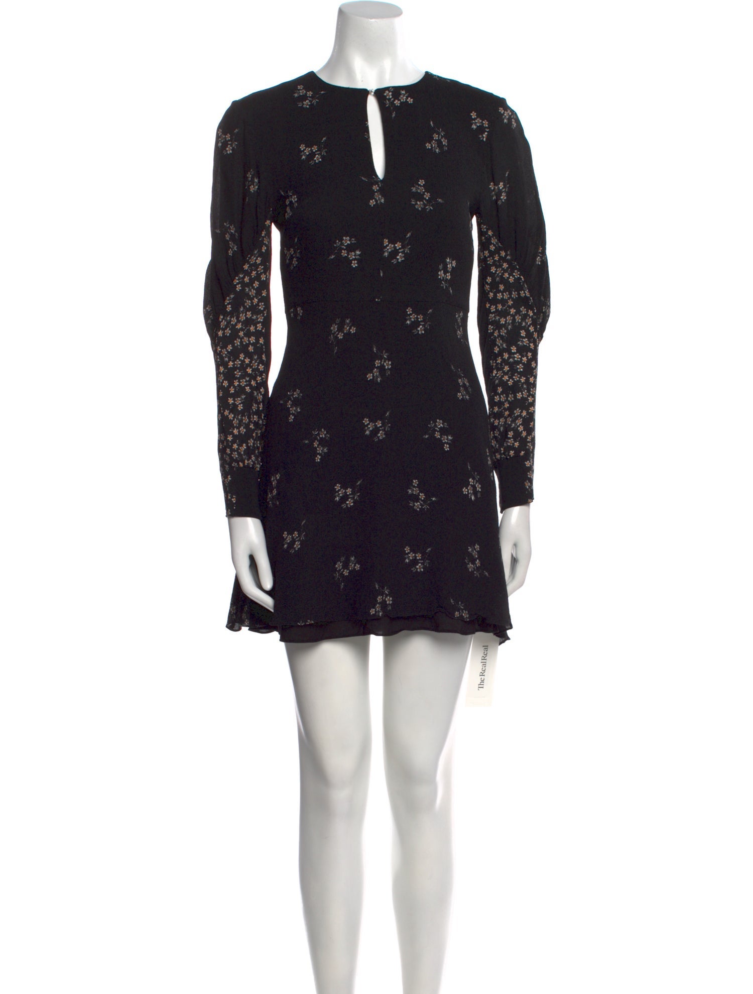 Tibi Floral Print Mini Dress