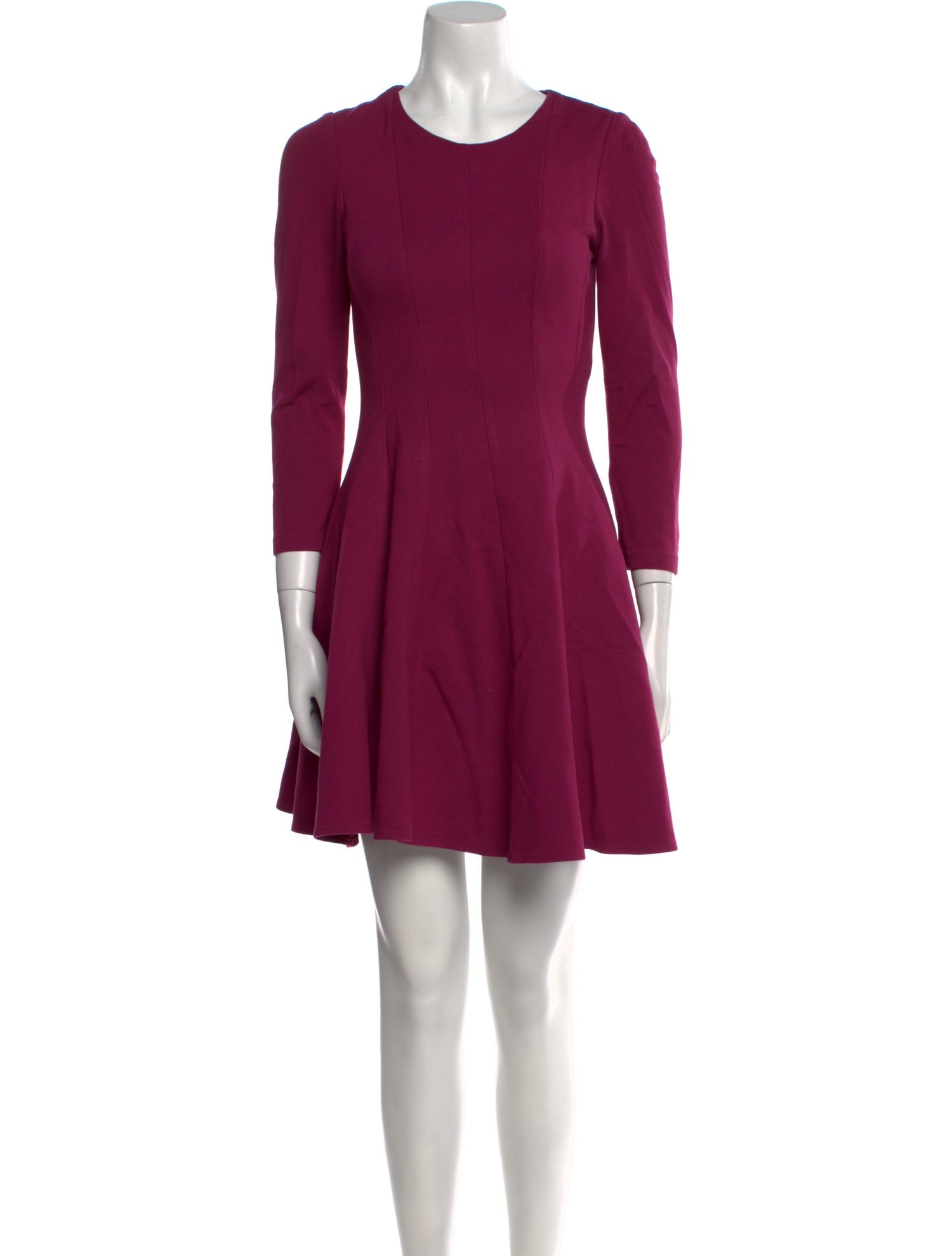 Tibi Crew Neck Mini Dress