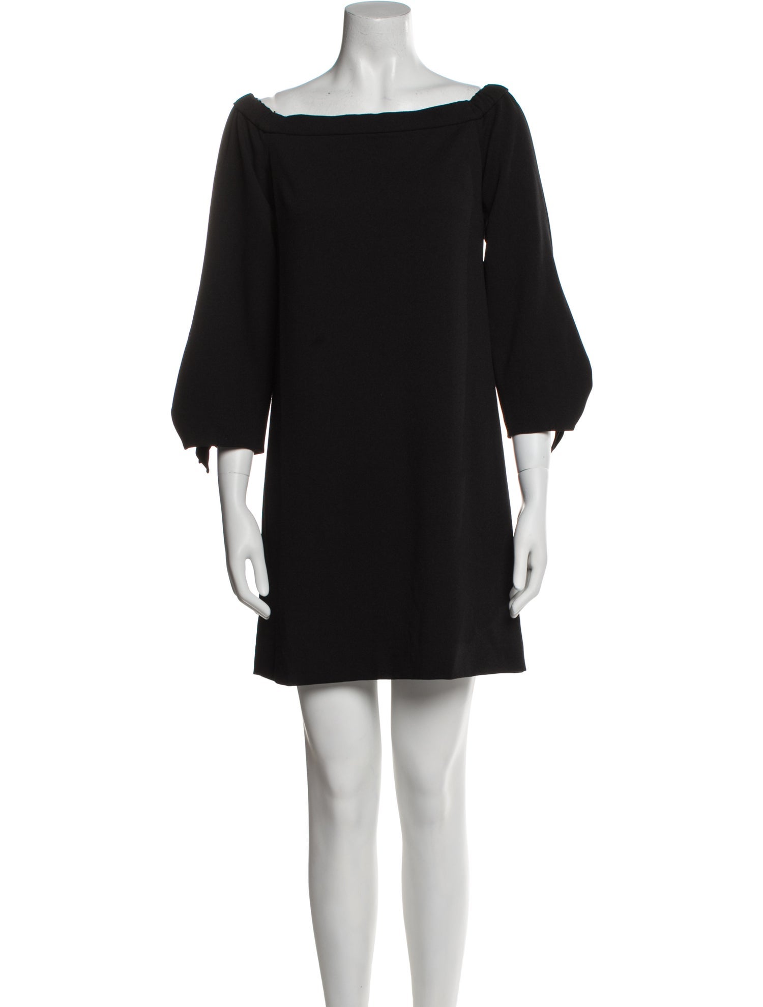 Tibi Bateau Neckline Mini Dress