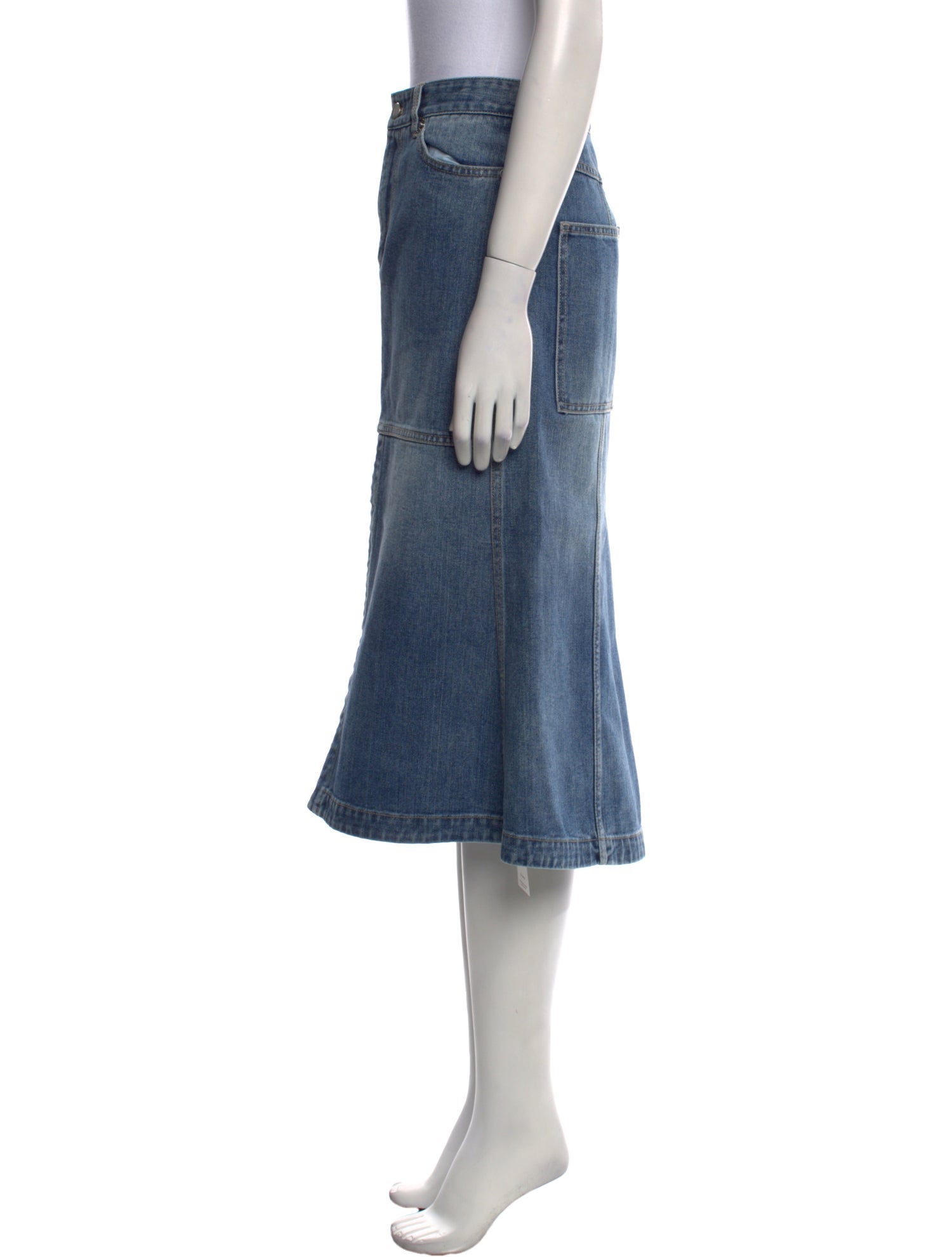 Tibi Midi Length Skirt