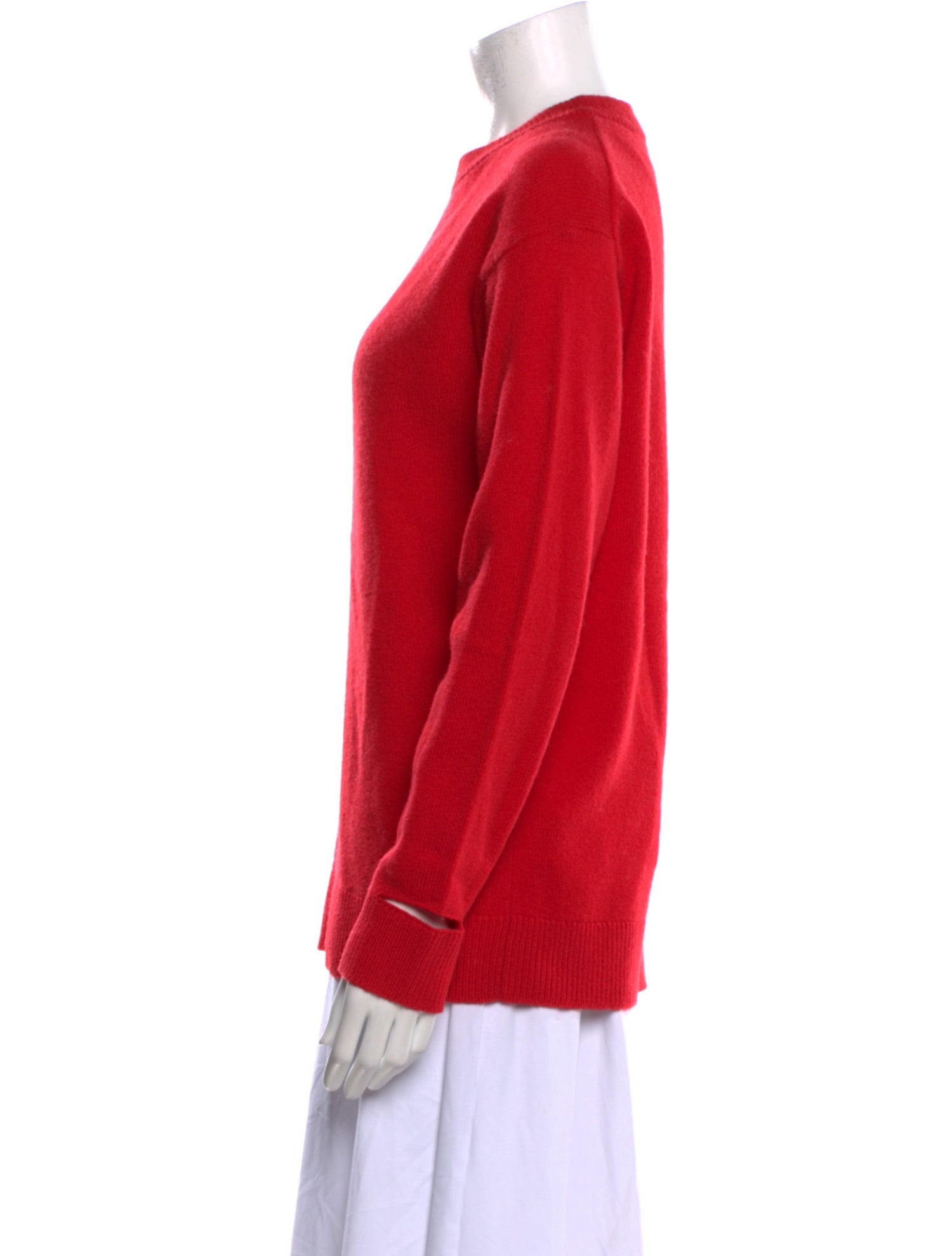 Tibi Lambswool Crew Neck Sweater