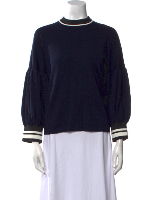 Tibi Merino Wool Crew Neck Sweater