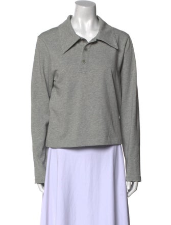 Tibi Long Sleeve Polo