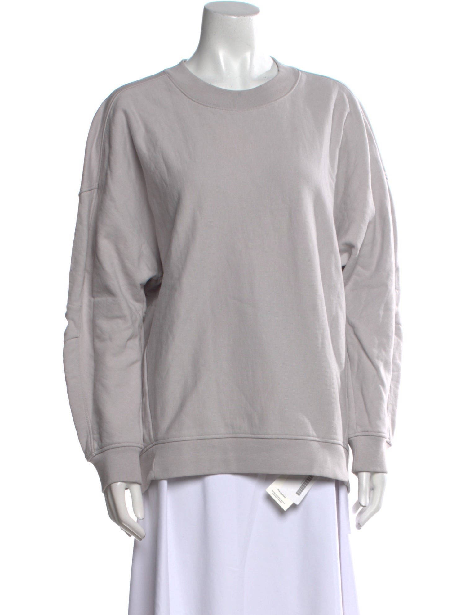 Tibi Crew Neck Long Sleeve Sweatshirt
